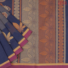 Dark Blue Kovai Cotton Saree