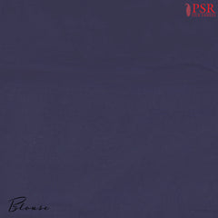 Midnight Blue Silk Cotton Saree