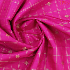 Magenta Pink Kanchipuram Silk Saree
