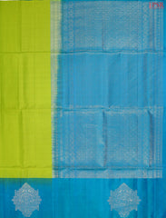 Parrot Green Soft Silk Saree