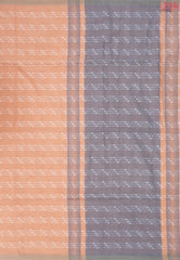 Peach Byloom Cotton Saree