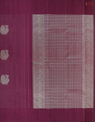 Burgundy Kanchipuram Silk Saree