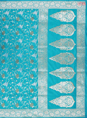 Chintamani Blue Banaras Art Silk Saree