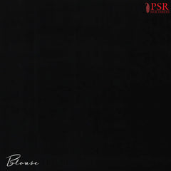 Black Maheshwari Silk Cotton Saree
