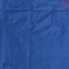 Cobalt Blue Pochampally Silk Saree