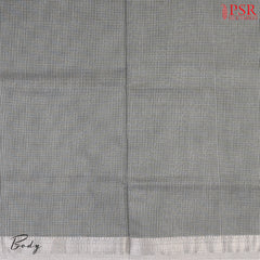 Green Smoke Grey Maheshwari Silk Cotton Saree