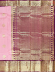 Light Pink Fancy Kanchipuram Silk Saree