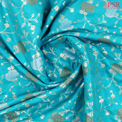 Chintamani Blue Banaras Art Silk Saree