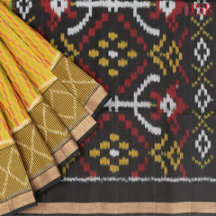 Mustard Pochamnpally Soft Silk Saree