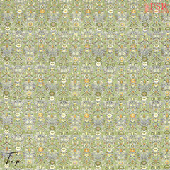Light Moss Green Mal Mal Cotton Dress Material