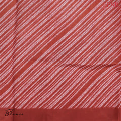 Dark Red Organza Embroidery Saree