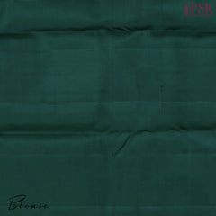 Olive Green Kanchipuram Silk Saree