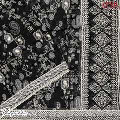 Black Organza Dress Material