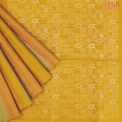 Mustard Yellow Soft Silk Saree