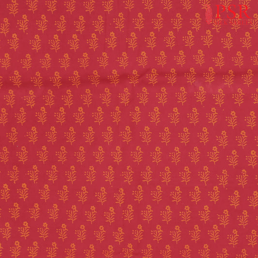 Cerise Jaipur Cotton Print Running Material