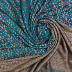 Chintamani Blue Georgette Silk Saree