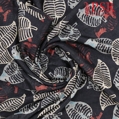 Shadow Black Semi Tassar Running Material