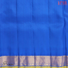 Melon Yellow Gadwal Silk Saree
