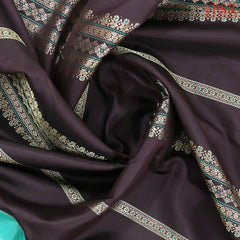 Umber Brown Kanchipuram Silk Saree
