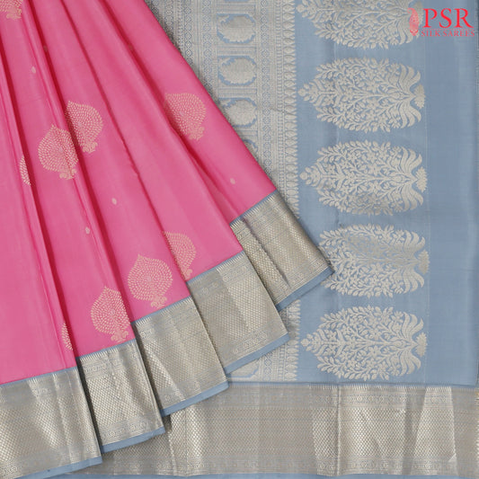 Taffy Pink Kanchipuram Silk Saree