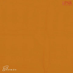 Maroon & Mustard Orange Kanchi Cotton Saree