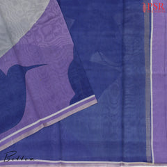 Lavender Chanderi Silk Cotton Dress Material