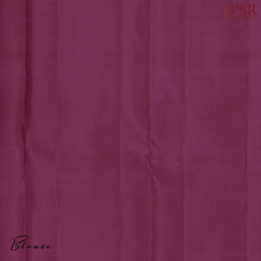 Burgundy Kanchipuram Silk Saree