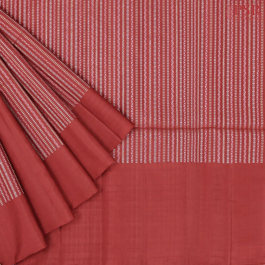 Vintage Red Soft Silk Saree