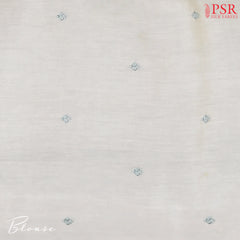 Sage Green Organza Embroidery Saree