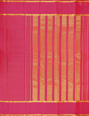 Hot Pink Fancy Kanchipuram Silk Saree