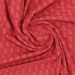 Cerise Jaipur Cotton Print Running Material