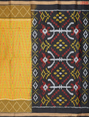 Mustard Pochamnpally Soft Silk Saree