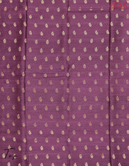 Dark Jam Purple Tussar Silk Dress Material