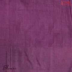 Dark Grey Banaras Tussar Silk Saree