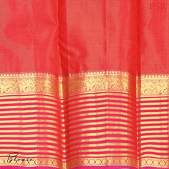 Dark Turquoise Fancy Kanchipuram Silk Saree