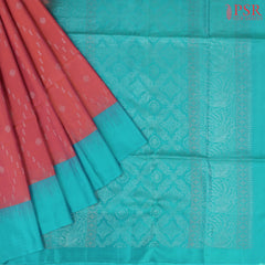 Raspberry Red Soft Silk Saree