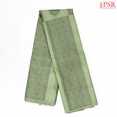 Pistachio Green Kanchipuram Silk Saree