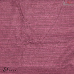 Dark Magenta Semi Tussar Saree