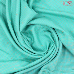 Turquoise Blue Mysore Silk Saree