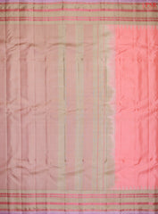 Candlelight Peach Gadwal Silk Saree