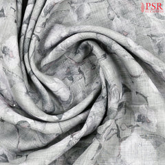 Cloud Grey Kota Saree