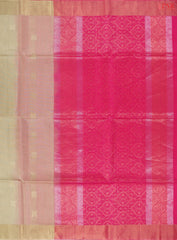 Tussar Beige Silk Cotton Saree