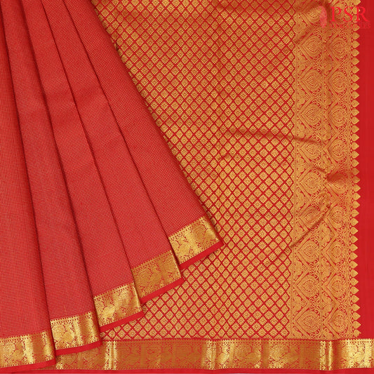 Red Kanchipuram Silk Saree