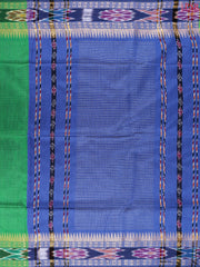 Emerald Green Ikkat Tussar Saree