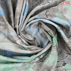 Grey Silk Cotton Saree