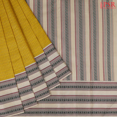 Yellow Kanchipuram Silk Saree