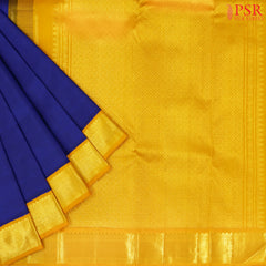 Navy Blue Kanchipuram Silk Saree