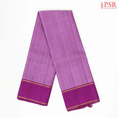 Orchid Purple Kanchipuram Tissue Silk Saree