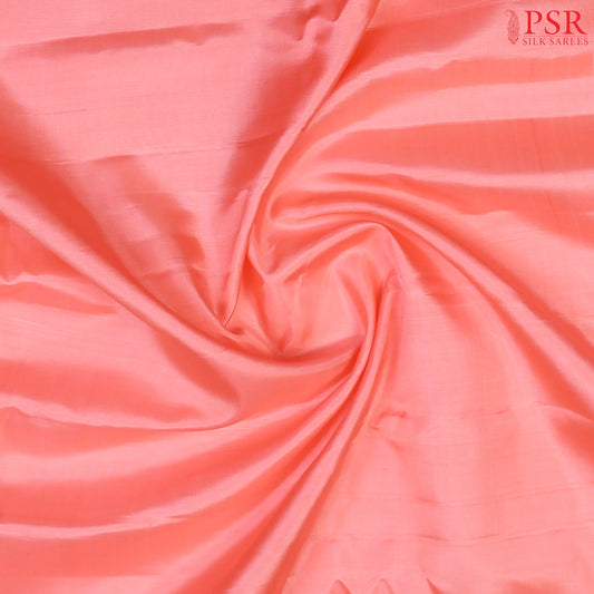 Candlelight Peach Gadwal Silk Saree