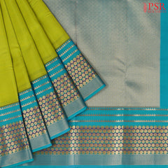 Chartreuse Green Fancy Kanchipuram Silk Saree